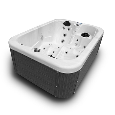 Banheiras de hidromassagem acrílicas para 2 pessoas Banheira de hidromassagem para jardim com luzes LED