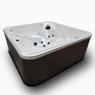 Cuba luxuosa dos termas da banheira de hidromassagem da massagem do sistema do filtro do fluxo da espuma do alto densidade de 5 pessoas